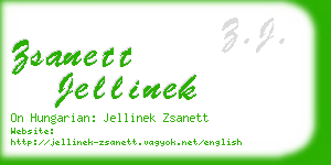 zsanett jellinek business card